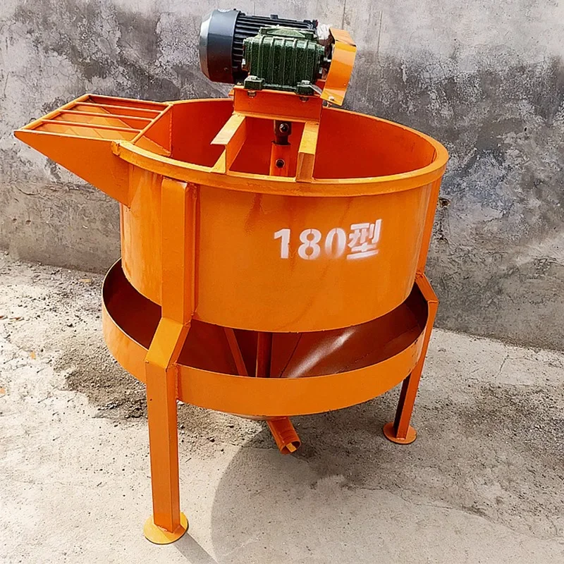 Concrete vertical mixer thickened, single-layer double-layer mortar mortar cement small electric construction site mixing bucket