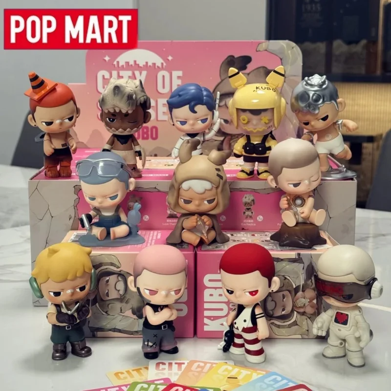 

Genuine Popmart Kubo City Of Sunset Series Blind Box Ornaments Figurines Desk Decor Trendy Toy Model Dolls Mystery Box Gift‍