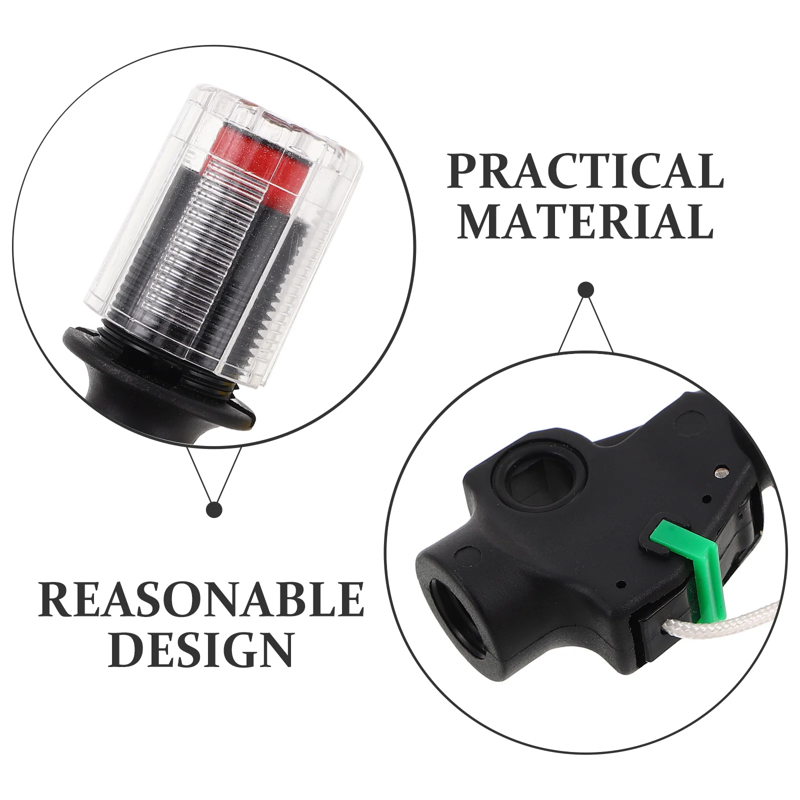 جهاز نفخ سترة النجاة الأوتوماتيكي، محمول سريع التضخم، مفتاح تلقائي مزدوج يدوي بديل لسترة نجاة قابلة للنفخ #2