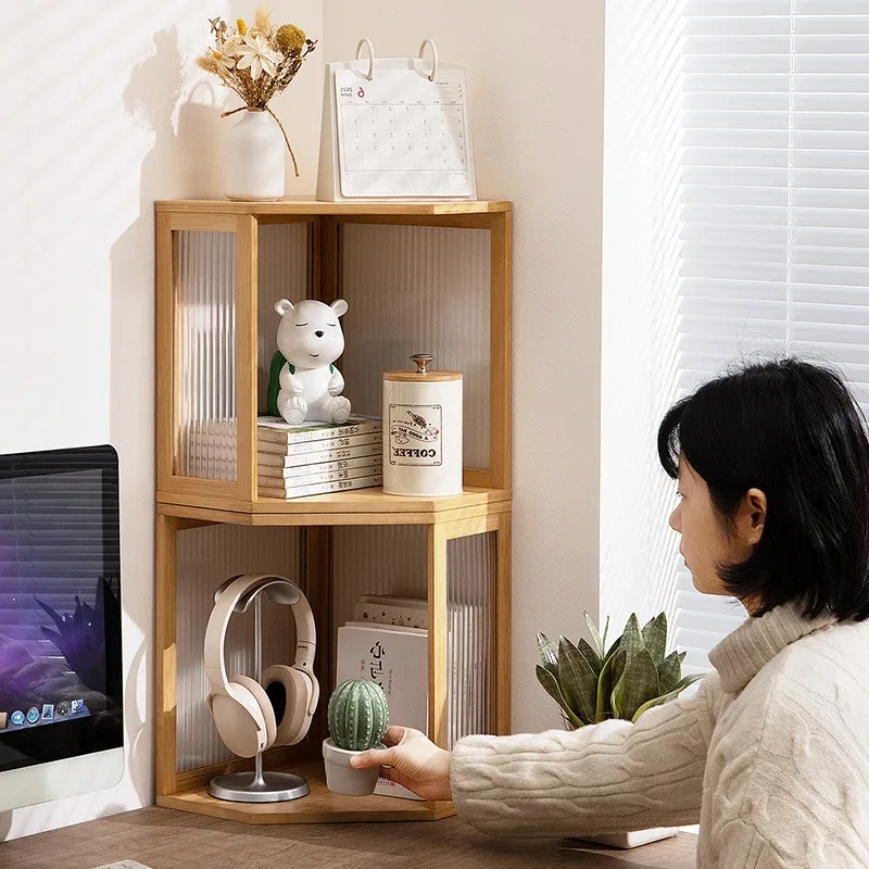Bookshelf Desktop Shelf Home Study Student Writing Desk Small Simple Vertical Book Organizing Storage Rack