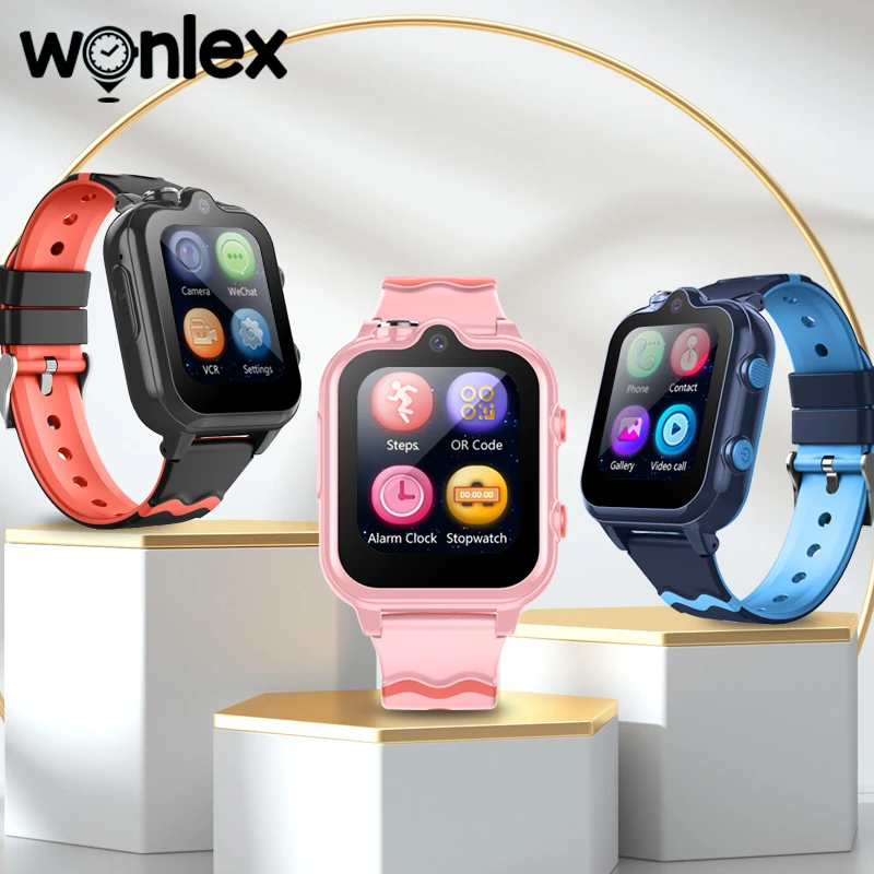 Wonlex Smart Watch Kids 4G KT18Pro Android 8.1 Video Call SOS GPS Tracker Dual Camera Phone Whatsapp SmartWatch for chlidren