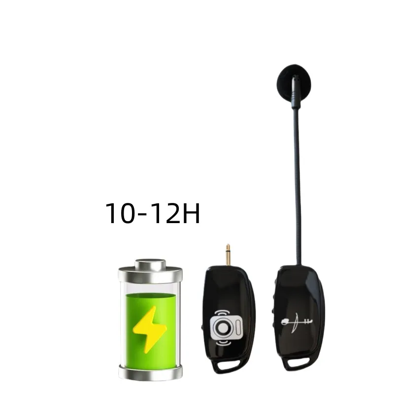 

UHF Wireless Microphone for Musical Instruments Compatible with Saxophone Tuba Trombone Clear Sound Transmission