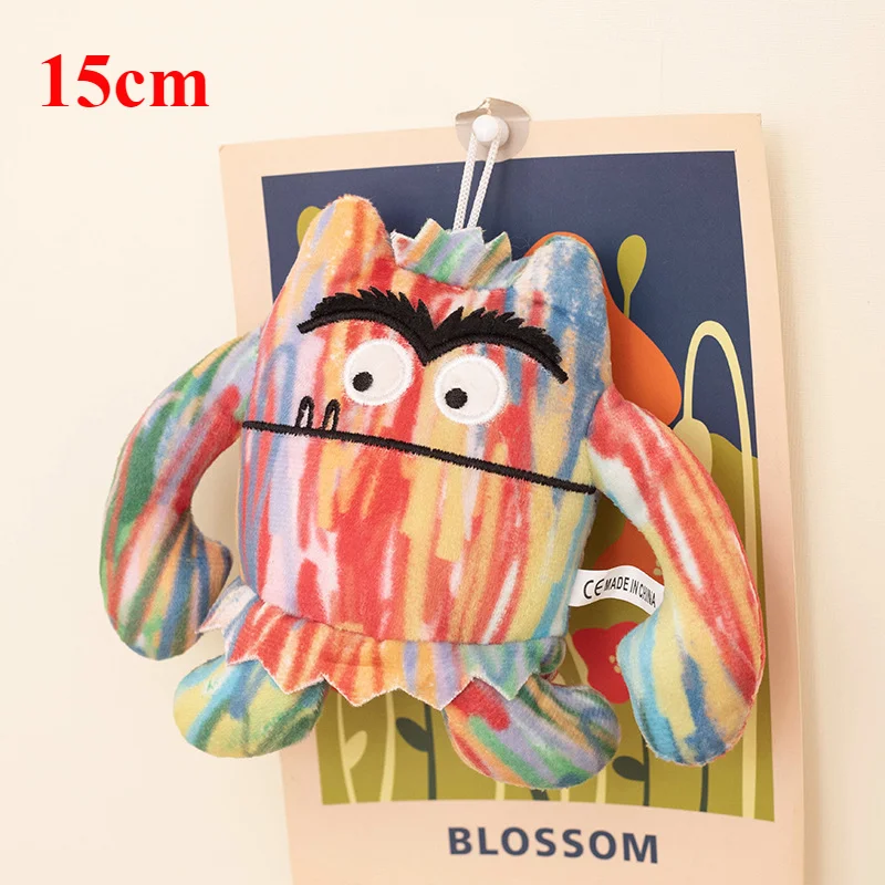 Emothional Monster Plüschtiere Big Mouth Demon Gefüllte Anime Plüschtiere Bunte Puppen für Geburtstags-Halloween-Party-Geschenke