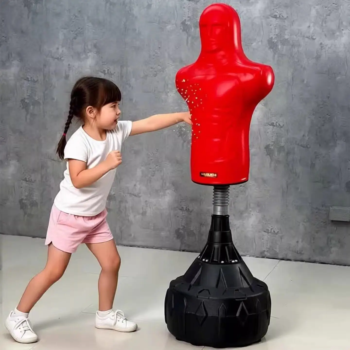 Professional humanoid boxing sandbag household Sanda vertical tumbler sandbag taekwondo training equipment