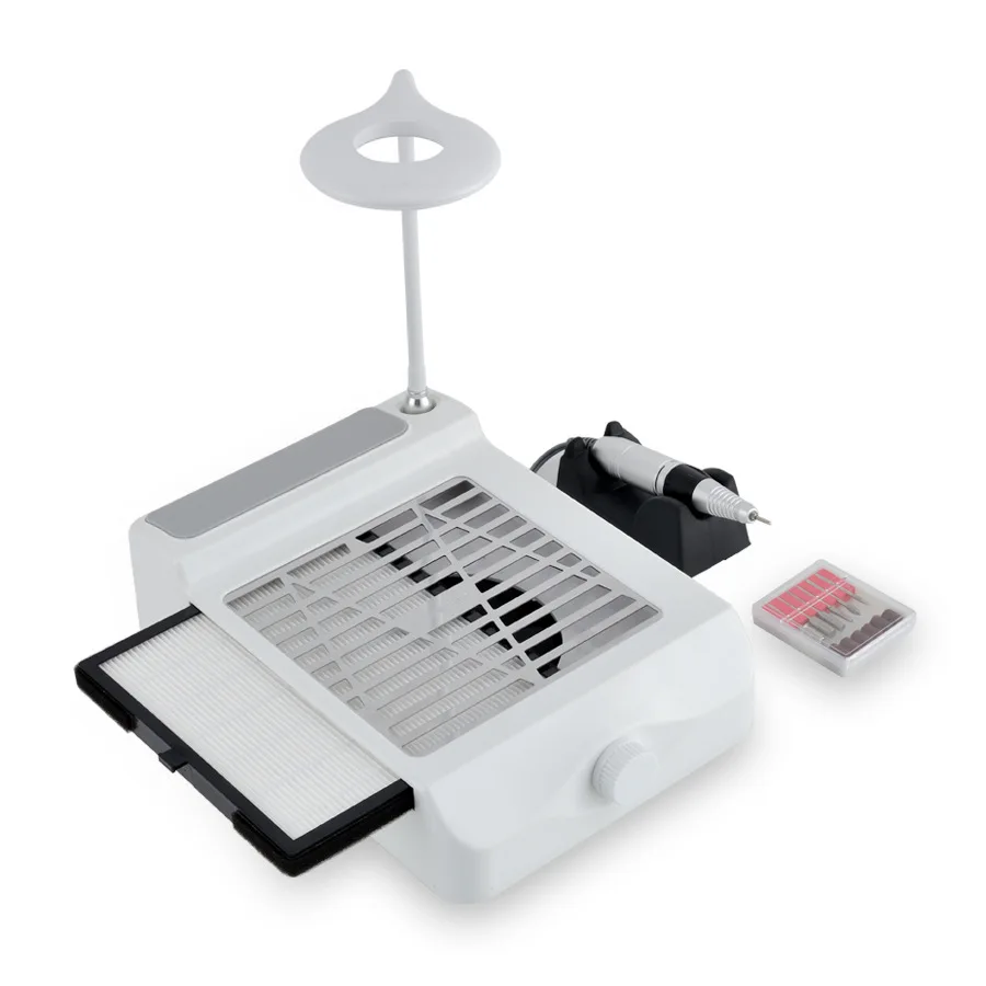 

New 80W 4-in-1 Electric UV Gel Nail Polisher With Light Vacuum Cleaner 35000RPM Nail Care Tool Nail Art Salon Device