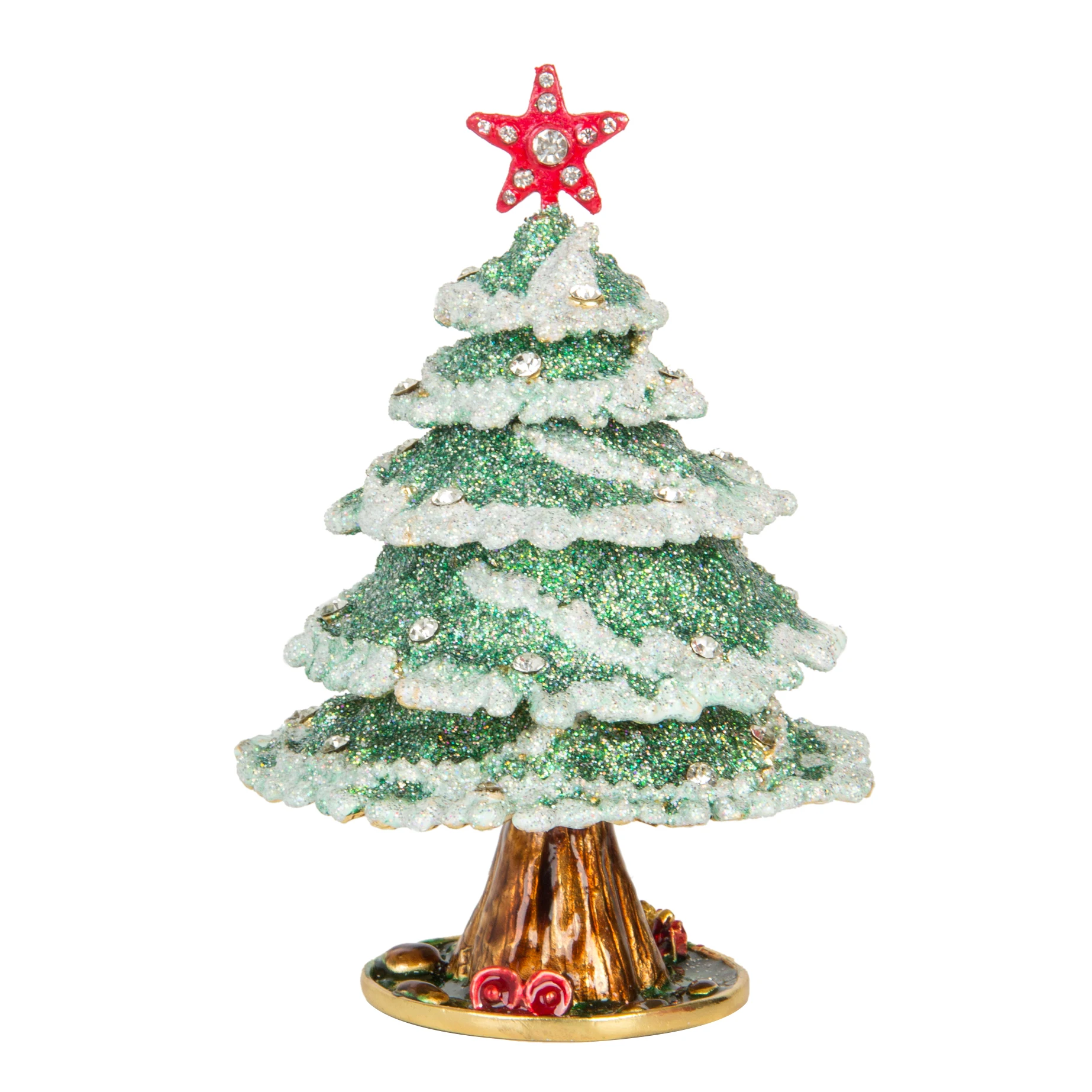 QIFU Handicraft Christmas Tree Home Decoration for Jewelry Box