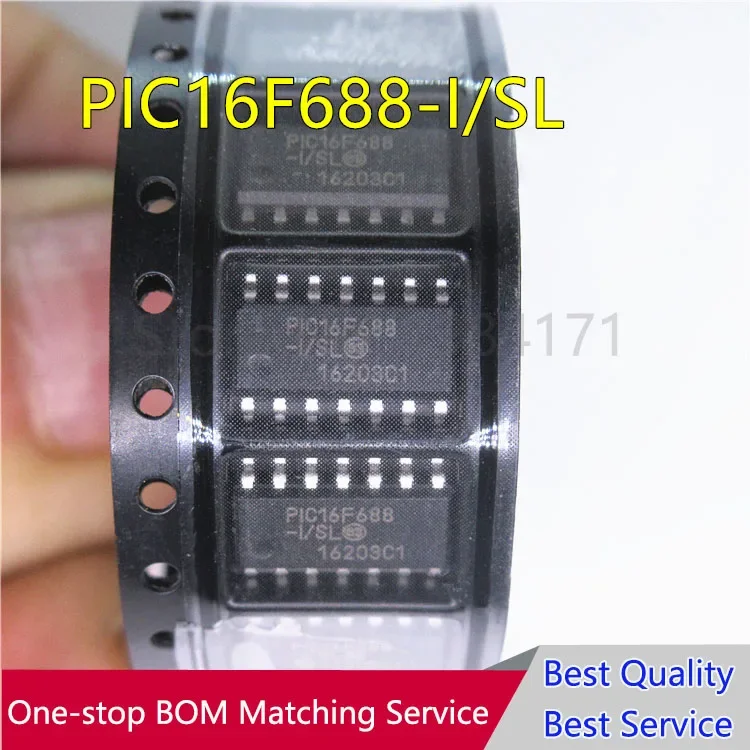 

20Pcs PIC16F688-I/SL PIC16F688 SOP14 new