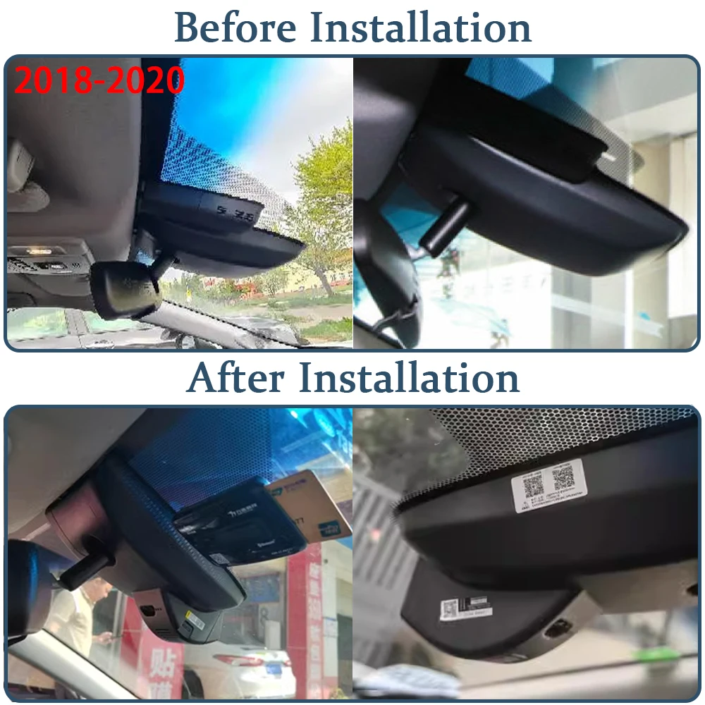 4K UHD Dash Cam For Toyota Camry XV70 Daihatsu Altis 2018-2024 Plug And Play WiFi DVR Car Camera Video Recorder Angle Night