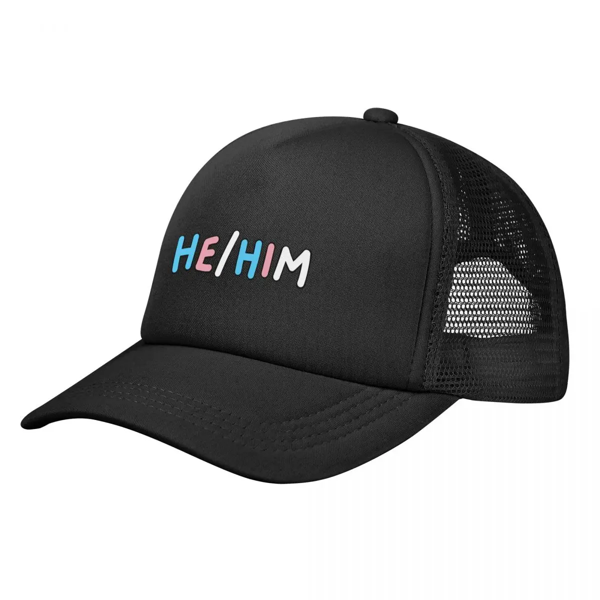 

he/him pronouns trans pride Baseball Cap New Hat birthday Hat Luxury Brand foam party Hat Women's Hats 2024 Men's