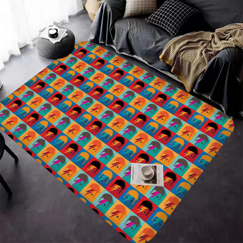 

D-David-BowieS Vintage Floor Carpet Anti-slip Absorb Water Long Strip Cushion Bedroon Mat Welcome Rug