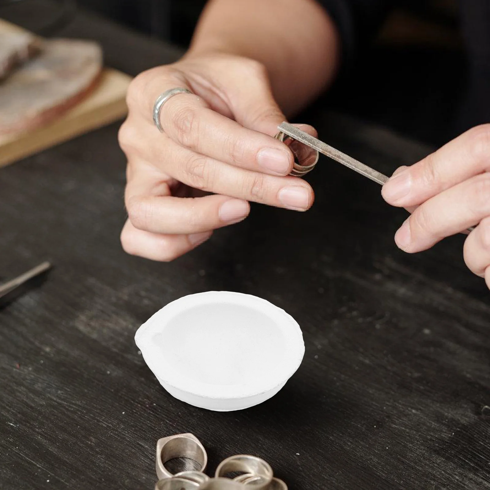 

Melting Crucible Jewelry Crucibles for Metal Copper Bowl White Gold Casting Supply