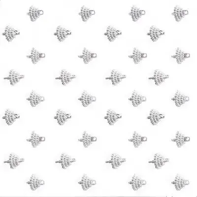 

1 Set Of Christmas Ball Caps Pendant End Fitting Creative Balls Accessory Diy Hanging Decorations Party Holiday Ornament