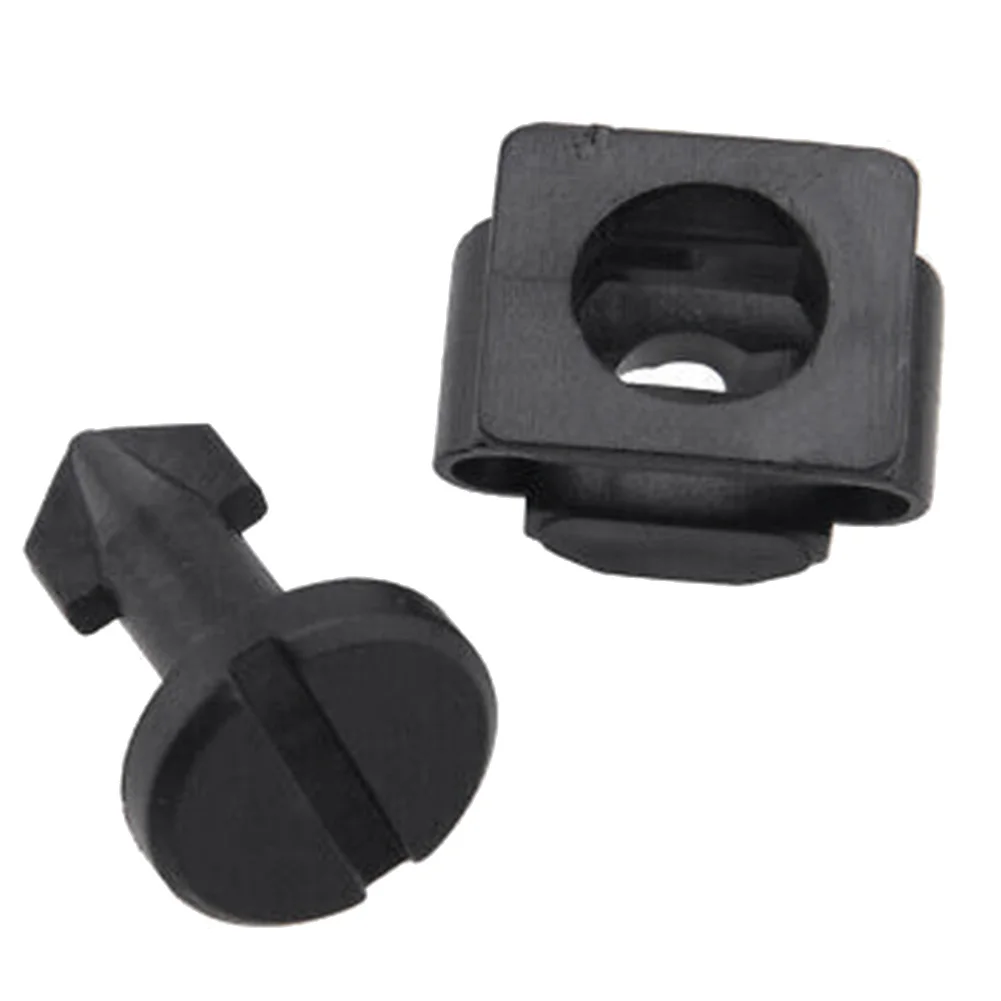 Tornillo de arco de rueda, cubierta de motor, plástico negro para 91501-SS8-A01, 91601-SS8-A01