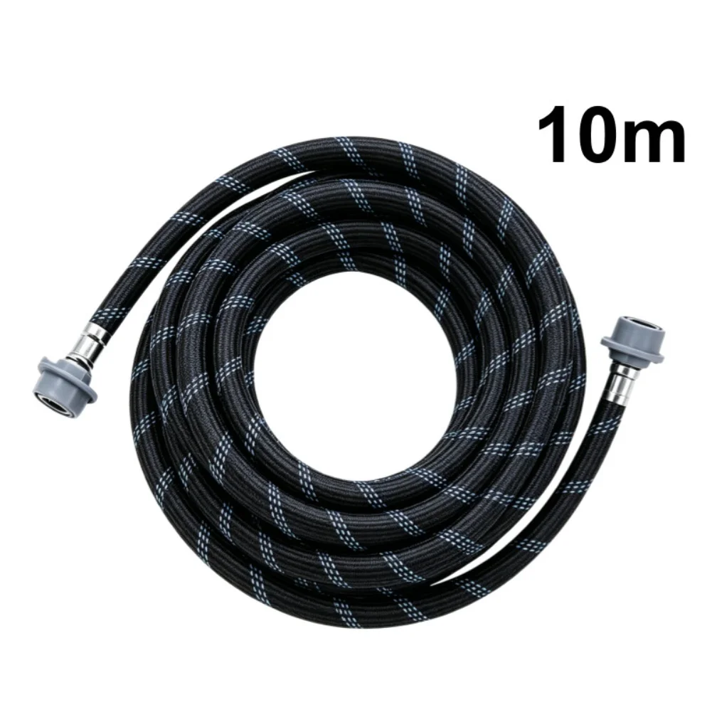 Garden Hose with Standard Fittings and Rubber Structure to Enable For Sprayer Kit and Air Compressor Interfacing