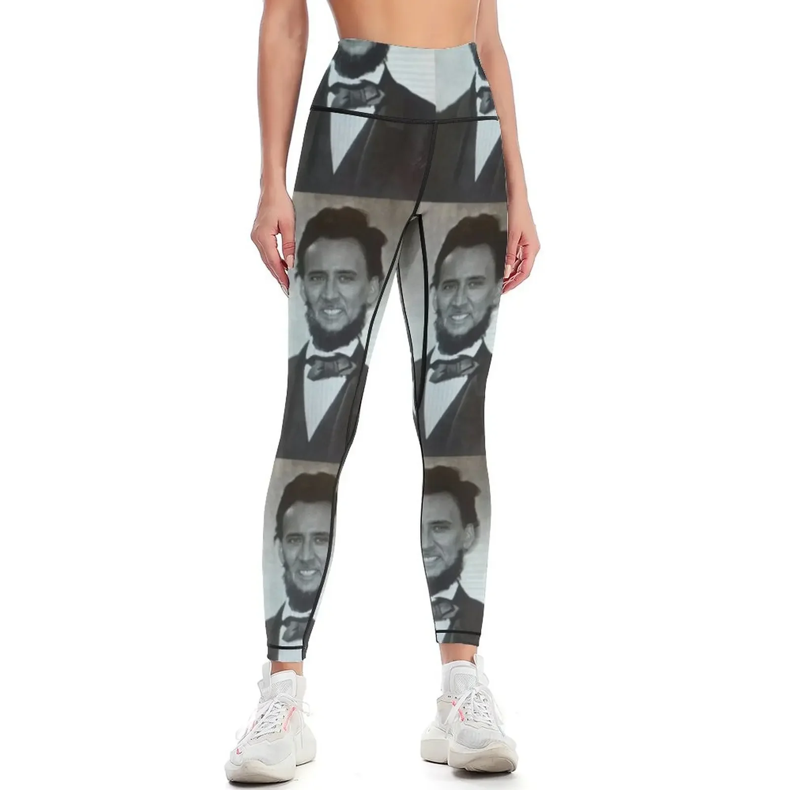 

Abraham Cage Leggings Fitness's gym clothes Women's pants push up fitness Women's fitness Womens Leggings