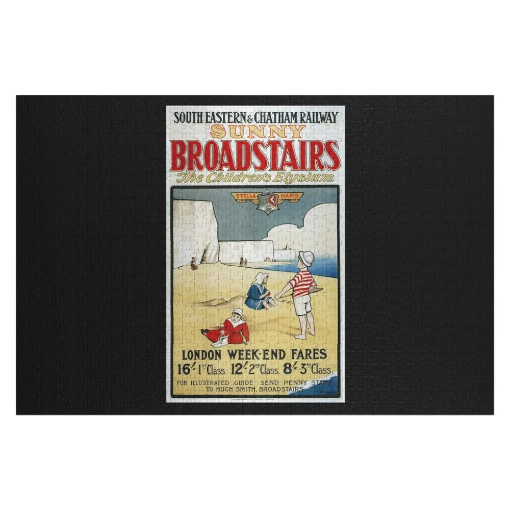 

Vintage Poster - Broadstairs Jigsaw Puzzle Iq Personalized Photo Gift Puzzle