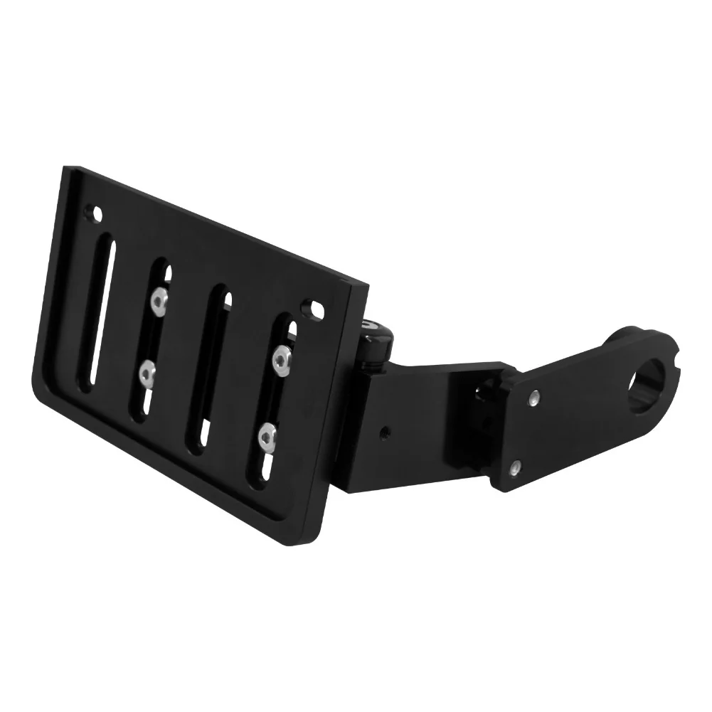 Side Mounted Number Plate Holder Side Plate Holder Powder-coated Finish Non-deforming Design Bolt-on Installation