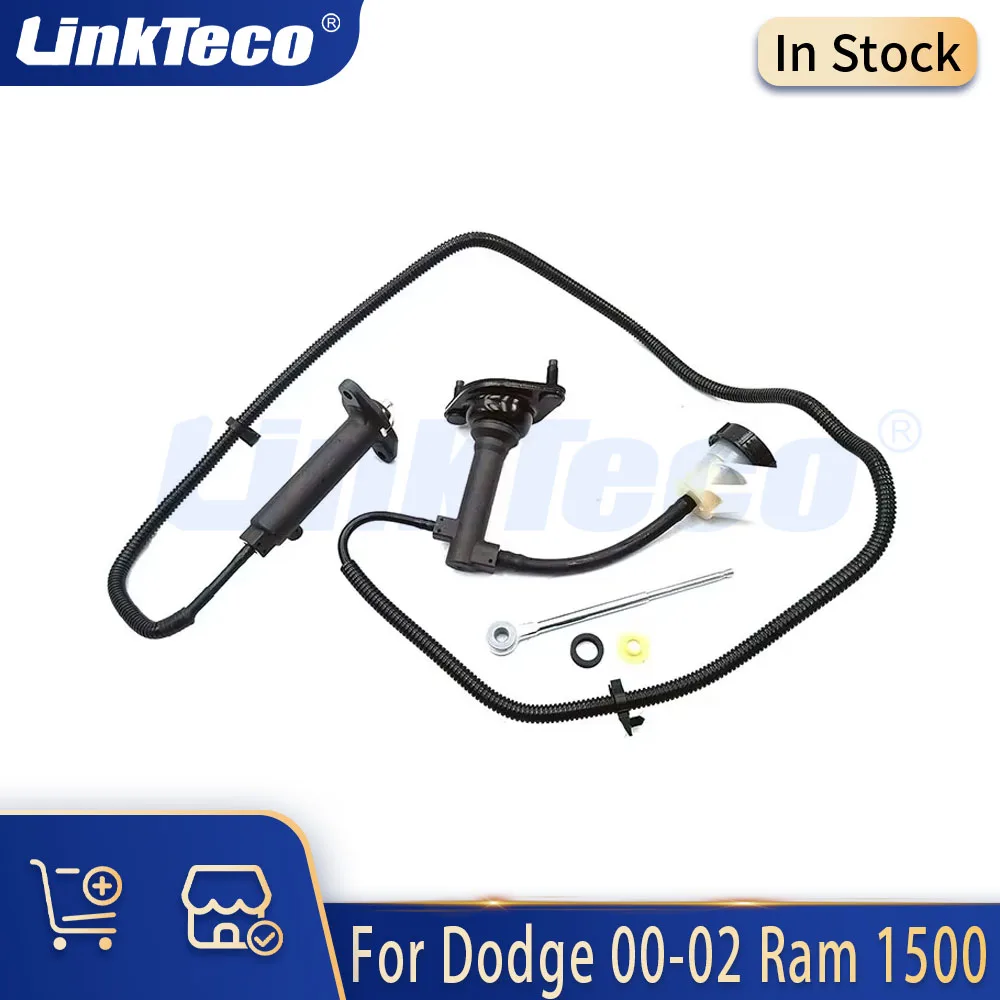Clutch Master and Slave Cylinder Assembly For 3.9 5.2 5.9 8.0 L GAS Diesel Dodge 00-02 Ram 1500 2500 3500 3.9L 5.2L 5.9L 8.0L