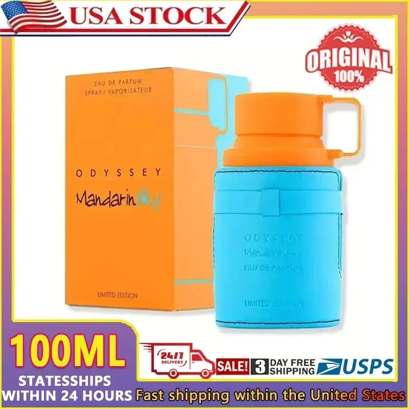 100 مل ARMAF Men's Odyssey Mandarin Sky للرجال Eau De Parfum Spray، 3.4 أونصة أفضل هدية