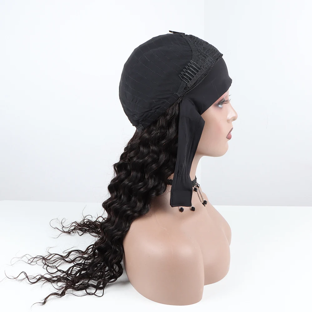 Bob Wig with Headbands 100% Human Hair Pelucas De Cabello Natural Human Hair Wigs Perruques Cheveux Humains for Women loose body