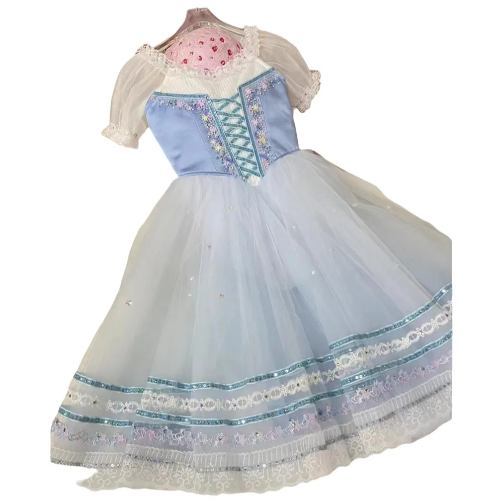 robe-de-ballet-giselle-professionnelle-tutu-bleu-romantique-jupe-longue-costume-pour-adultes-enfants-filles-femmes