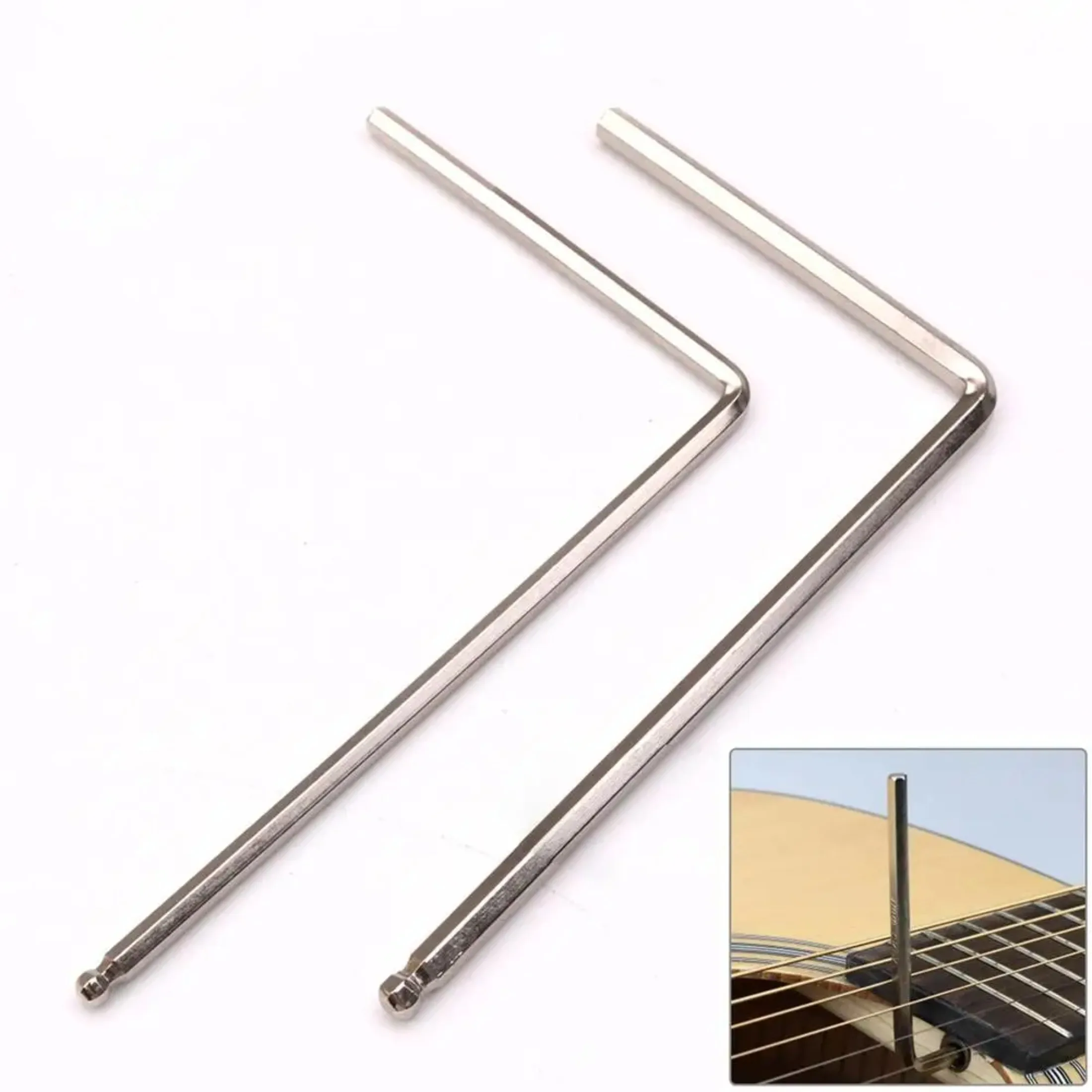 Guitar Truss Rod Wrench Neck Bending Tuning Tool 4mm/5mm Extended Inner Hexagonal Wrench Luthier Tool for Martin Guitar