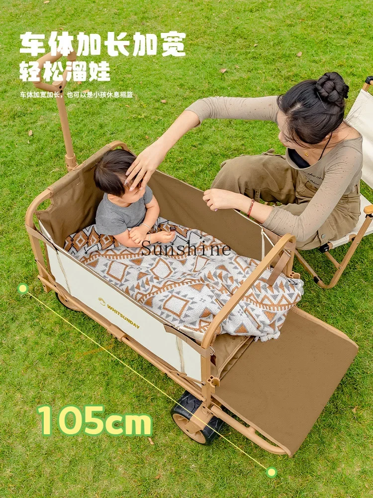 Foldable Cart Camp Picnic Large Station Wagon