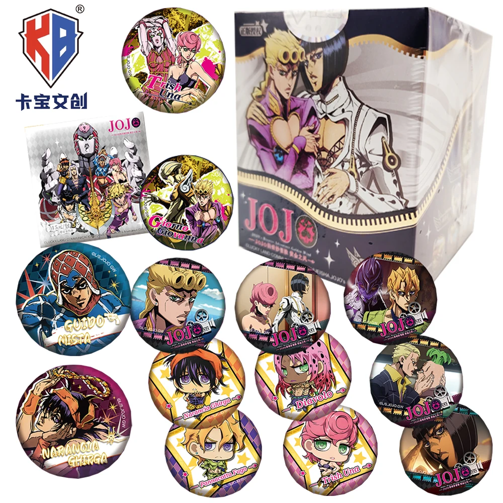 

Original Kabao JOJO's Bizarre Adventure Golden Wind Premium Badge Classic Characters Backpack Decor Birthday Gifts for Friends