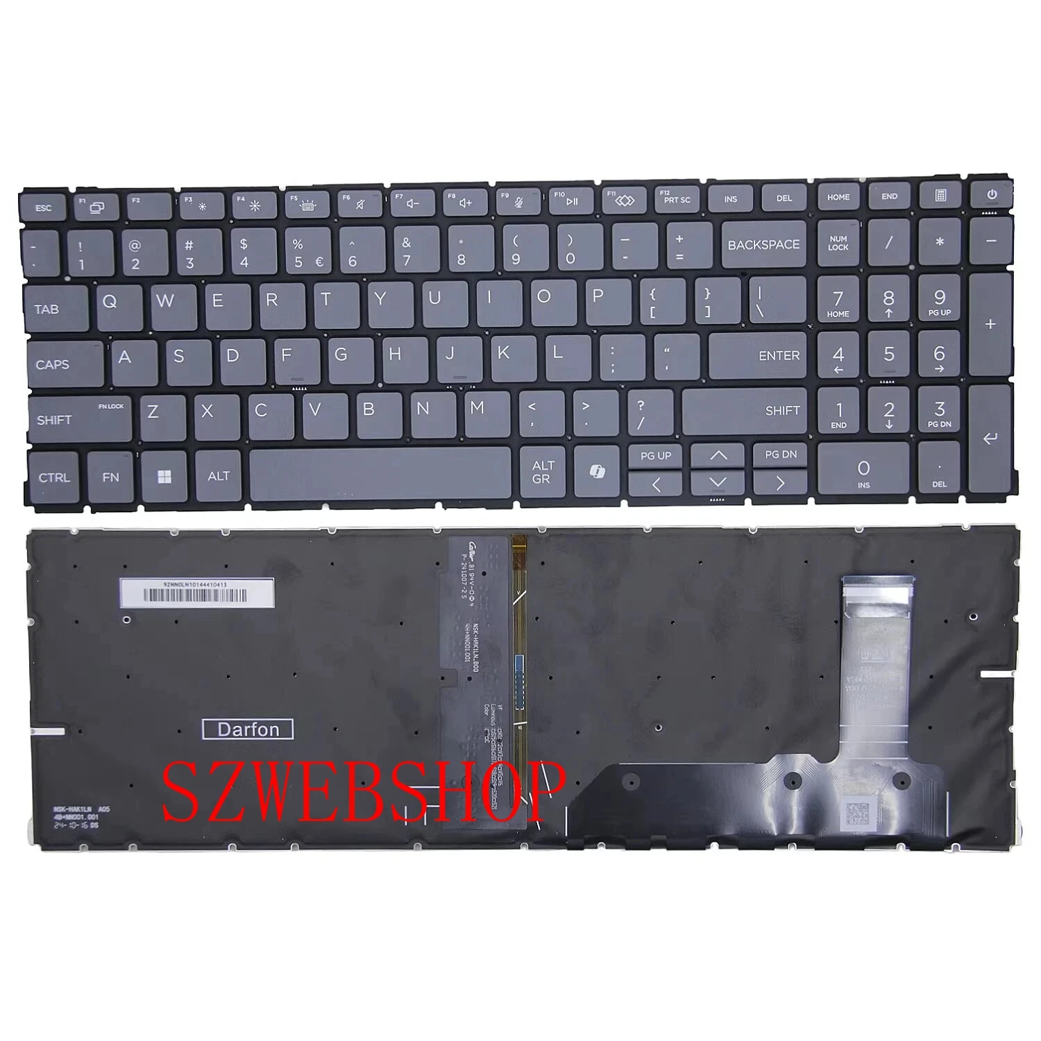 

Новая клавиатура с подсветкой для ноутбуков HP ZBook Power 16 G10 G11 HSN-Q40C ZHAN66 15 G7, американская раскладка