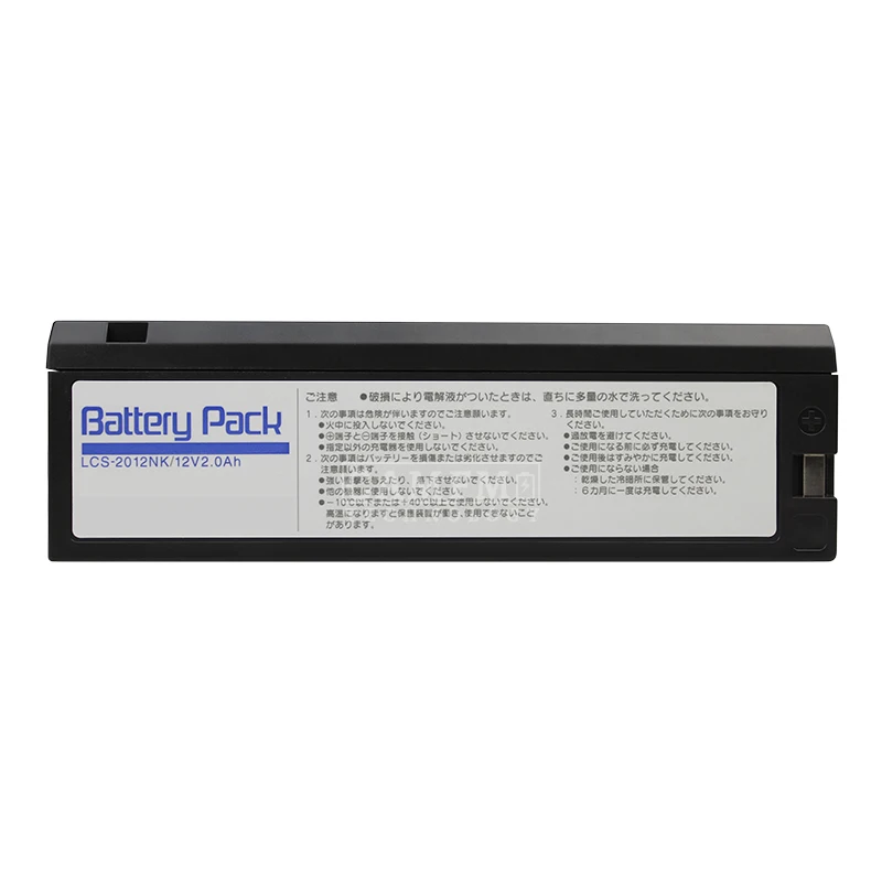 

LCS-2012NK for Nihon Kohden Monitor Battery LCT1912ANK LC-T121R8PG 12V 2.0AH Battery