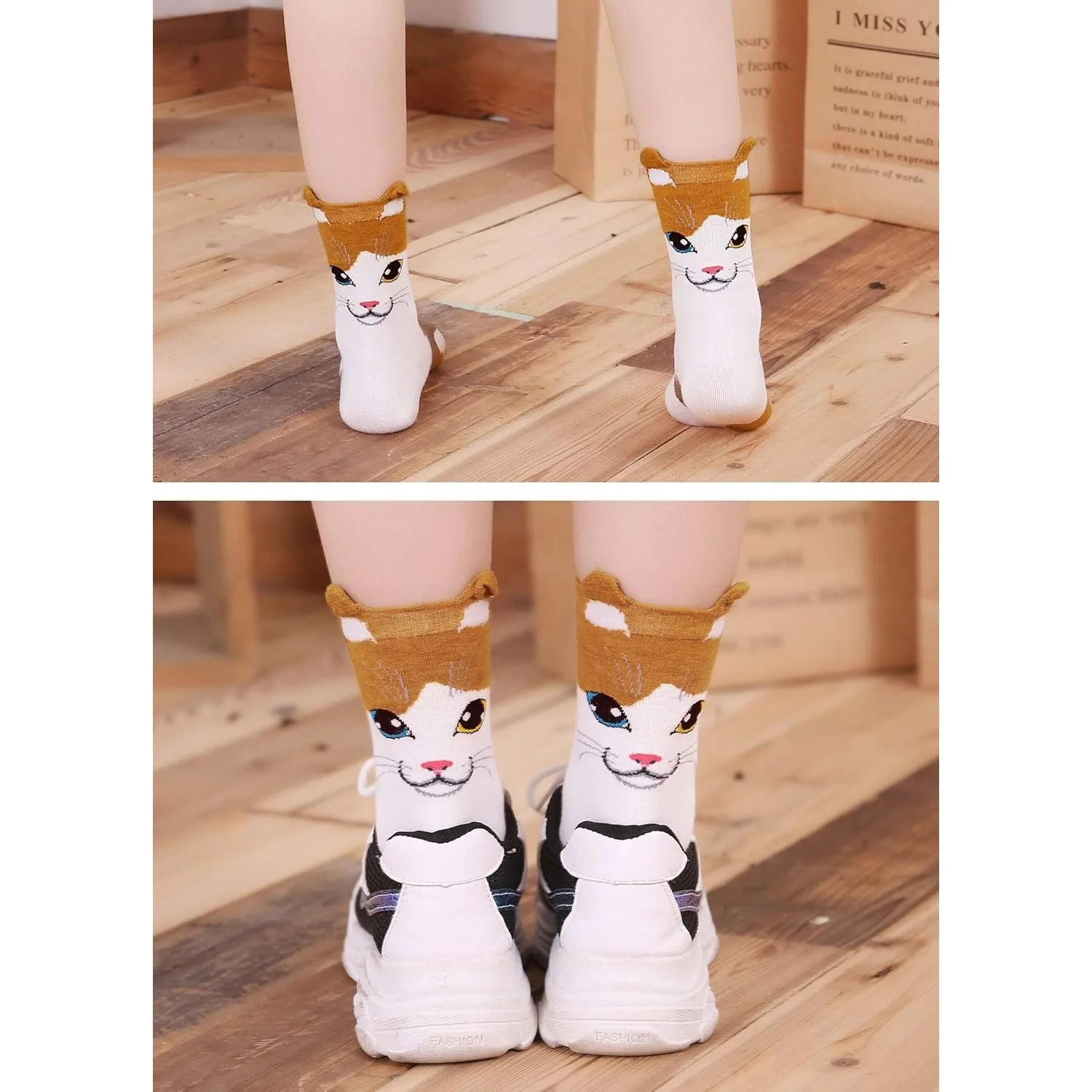 5 Pairs Kawaii Cotton Short Socks Dog Cat Cartoon Women Socks Cute Low Cut Ankle Korean Japanese Fashion Socks Girl