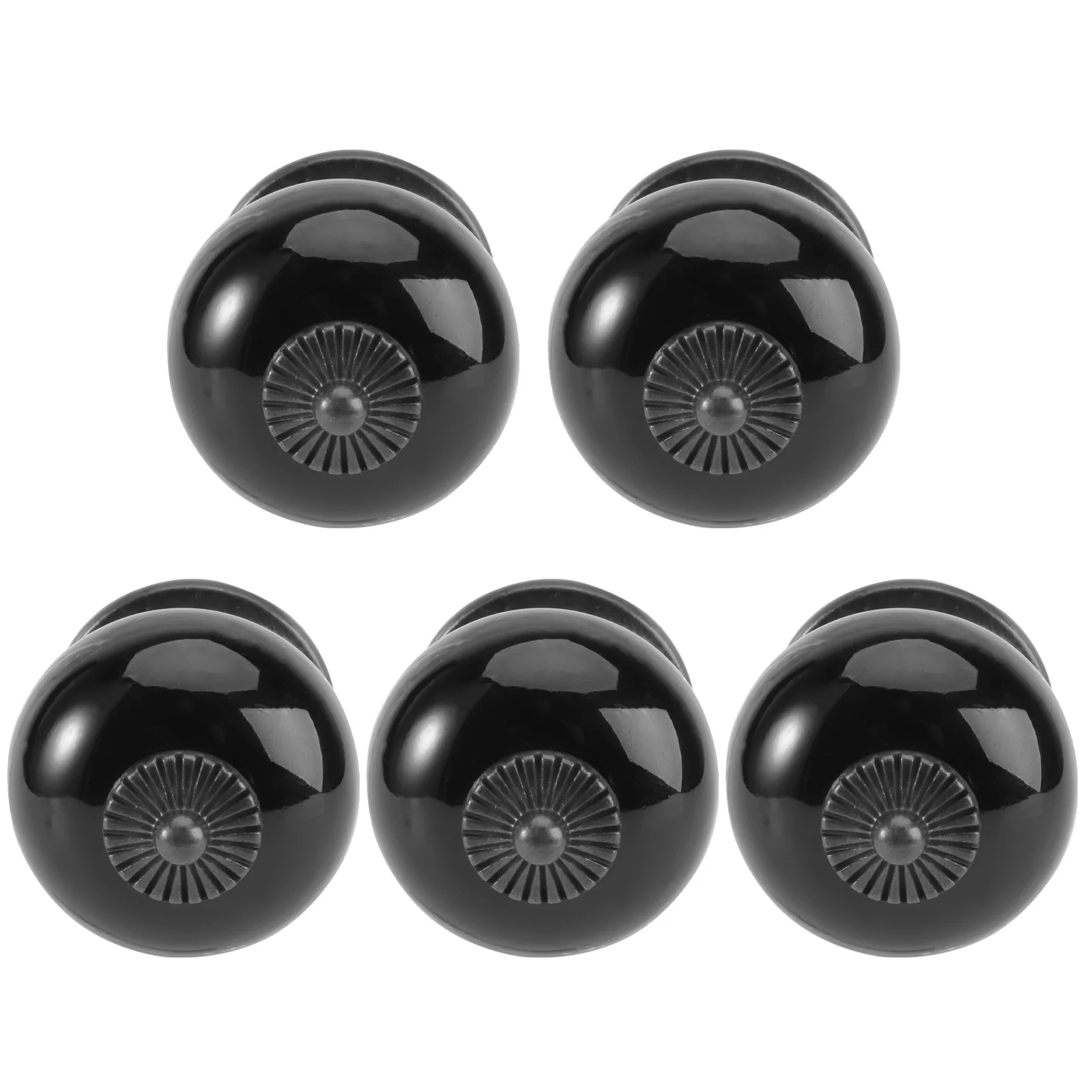 5 uds perillas de puerta redondas de cerámica naranja duradero gabinete de cocina cajón tiradores de armario perilla de puerta redonda