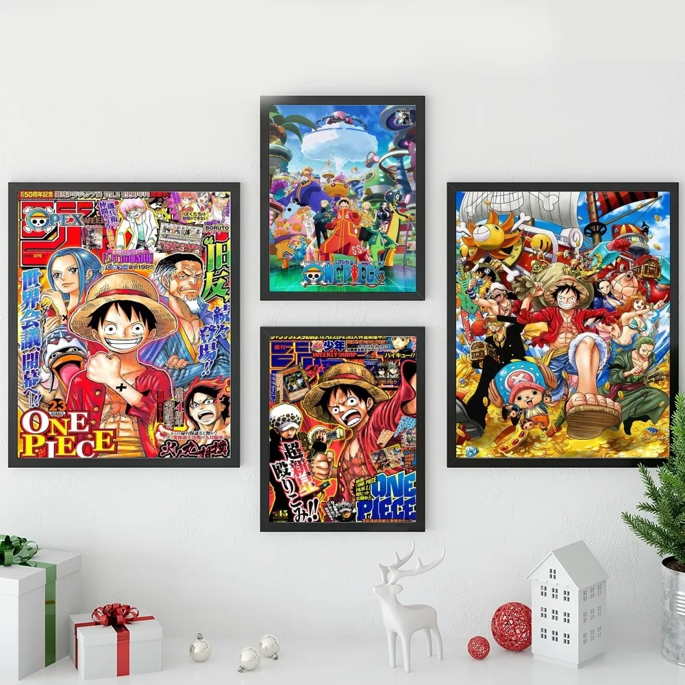 1pc One Piece Poster HD Posters Home Room Bar Cafe Decor Art Wall Painting Picture