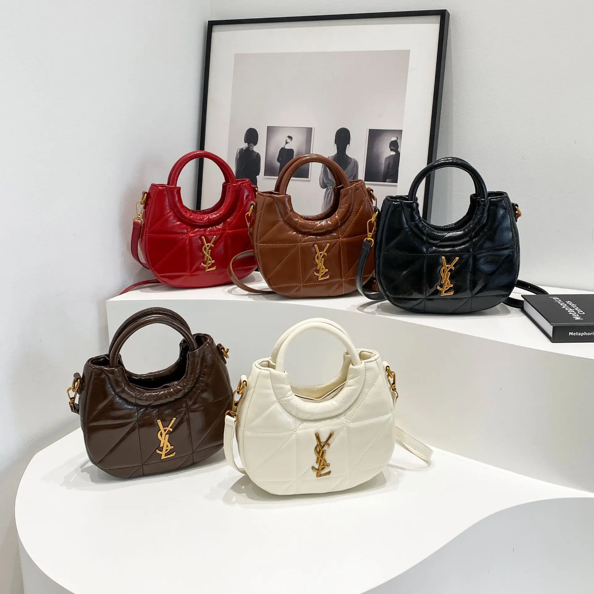 ‌ 2025 Sac à bandoulière coréen tendance - Fourre-tout décontracté pour femme, sac à main vintage