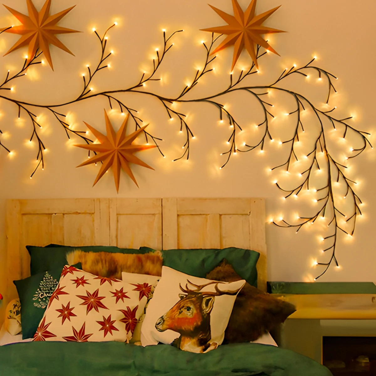 

Christmas Rattan Branch Light Merry Cristmas Decoration for Home 2024 Light Cover Xmas Ornament Navidad Natal New Year Gift 2025