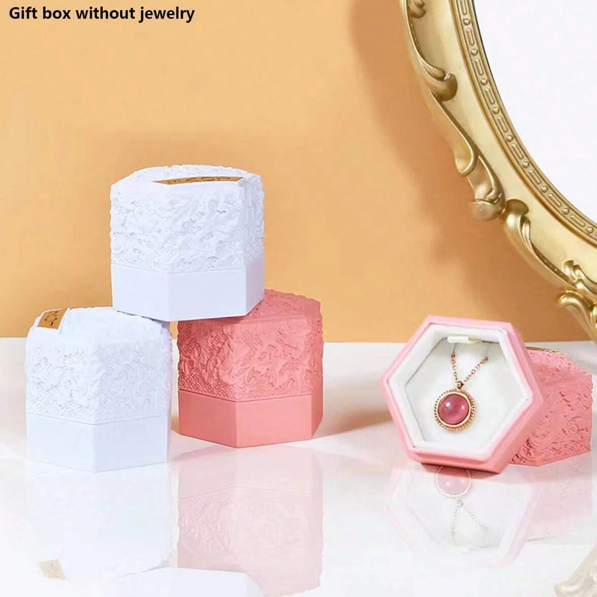 1 Pc Art Cameo Gift Box Creative Proposal Confession Jewelry Box Valentine's Day Confession Gift Box Party Gift Box New Year