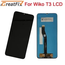 Dla Wiko T3 W-V770 wyświetlacz LCD Panel dotykowy Digitizer czujnik szklany montaż dla Wiko T3 akcesoria zamienne części