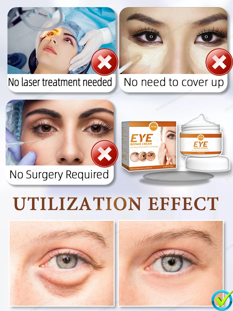 Eye cream Remove bags Puffiness away work under eyes