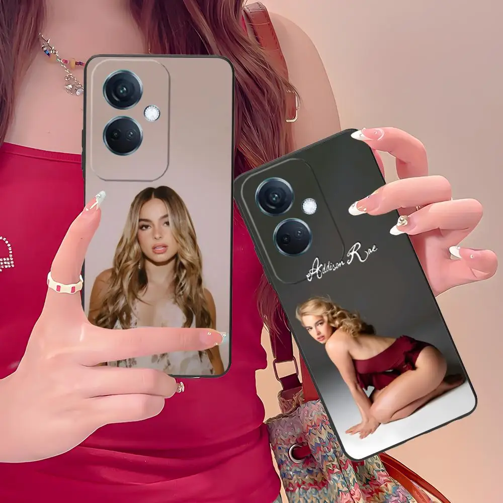 Addison Rae حافظة هاتف محمول ل ممن لهم رينو 14 13 12 11 10 9 8 7 6 5 F T Pro 5G غطاء الطباعة الملونة غطاء جميل الهاتف الذكي #2