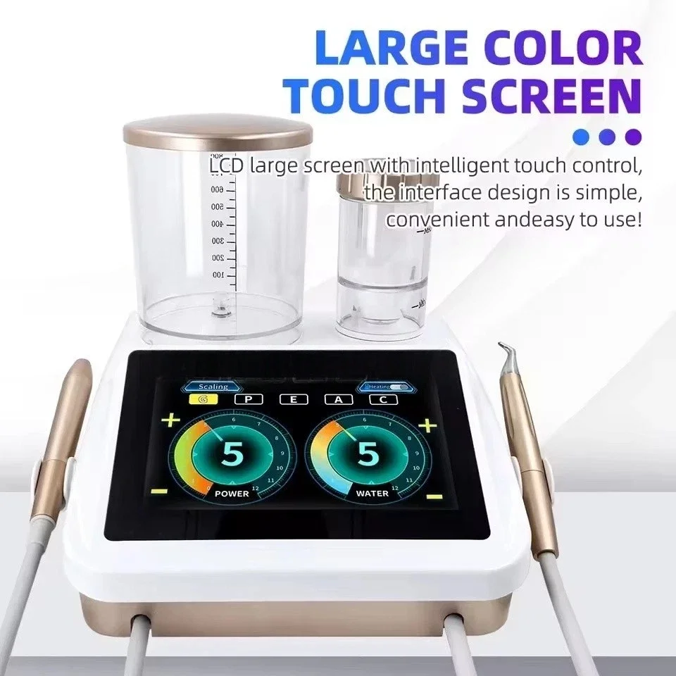 Dental Air Flow Polisher Handpiece Hygiene Prophy Jet & LED Ultrasonic Scaler Supraginval