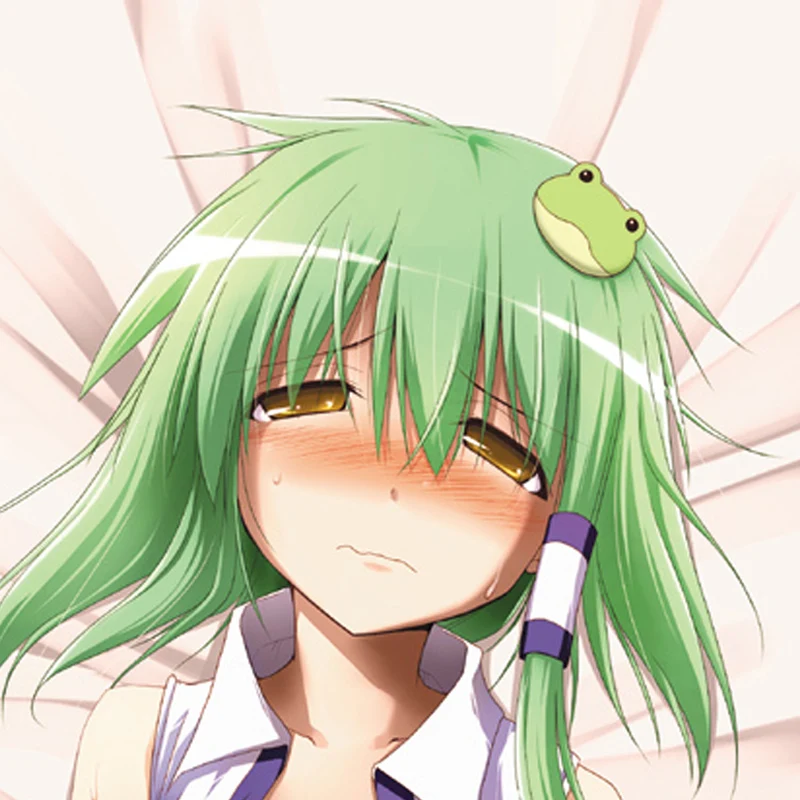 Dakimakura Anime Sanae Kochiya Pillow Case Double-sided Print Of Life-size Body Pillowcase Gifts Cushion Cover