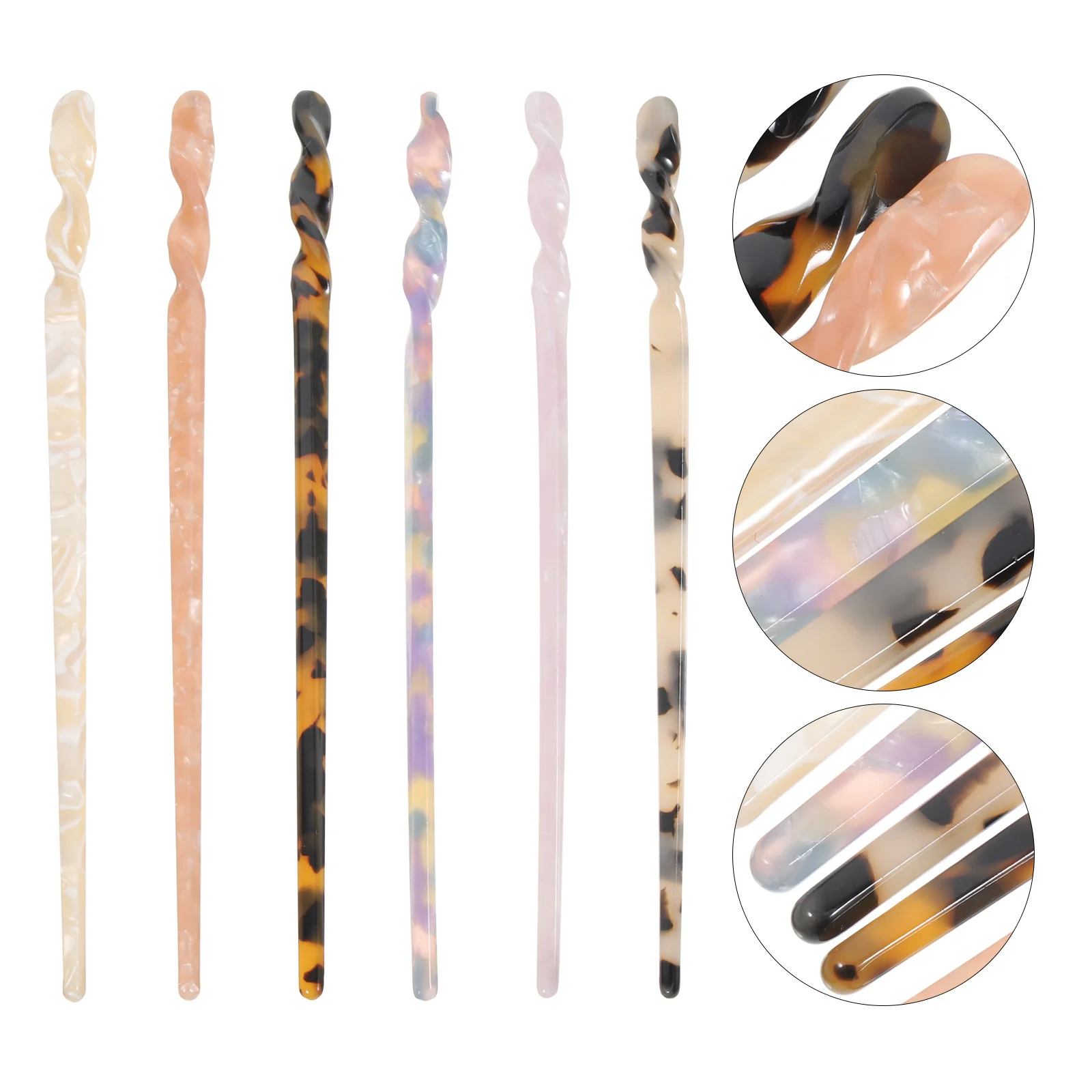 

Набор из 6 металлических заколок для волос: длинные, прочные, винтажные, минималистичные, для женщин, идеально подходят для свадеб, вечеринок и повседневного использования