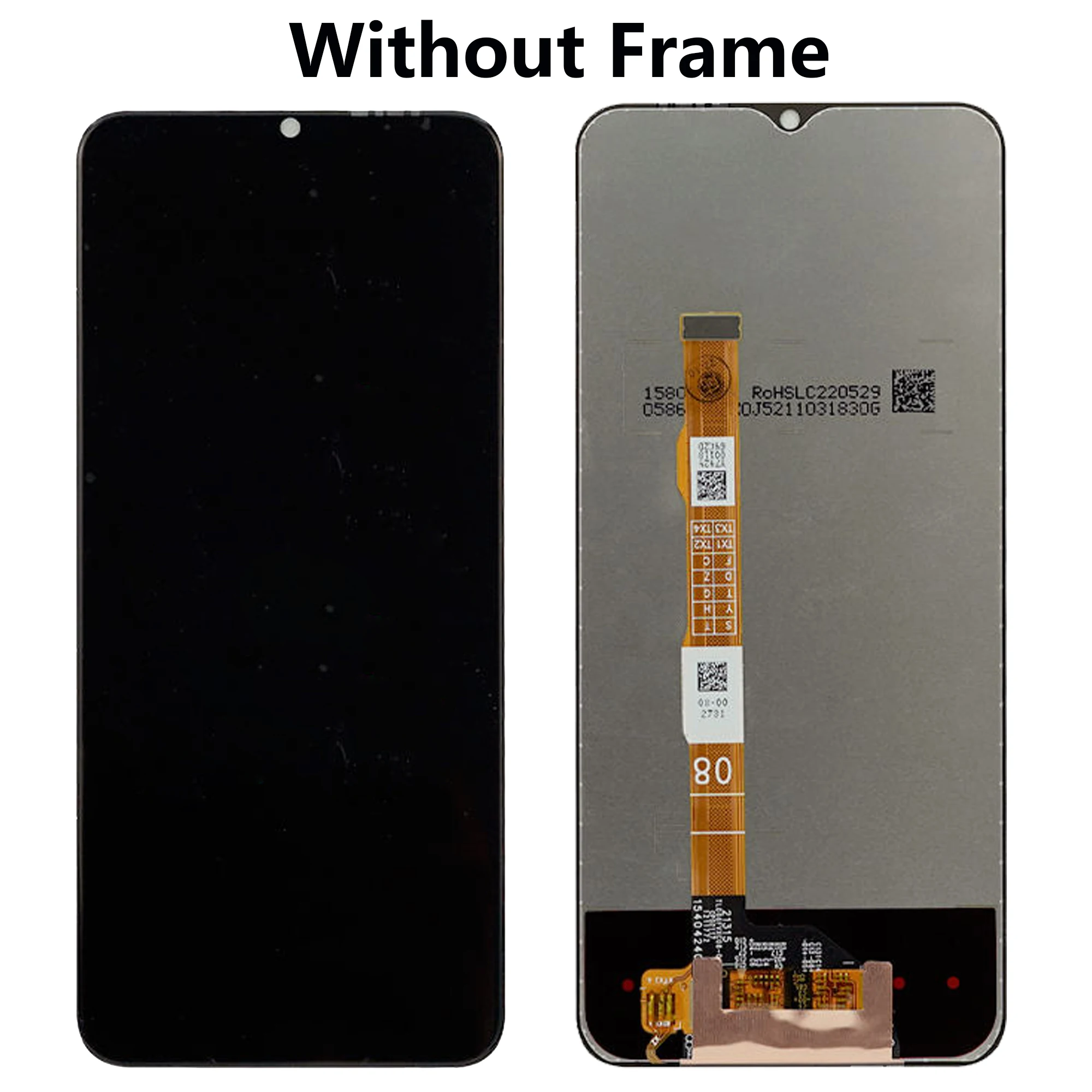 Original LCD Display For VIVO Y76 5G With Bezel Mobile Phone Touch Screen Digitizer Assembly Replacement Parts 6.58\