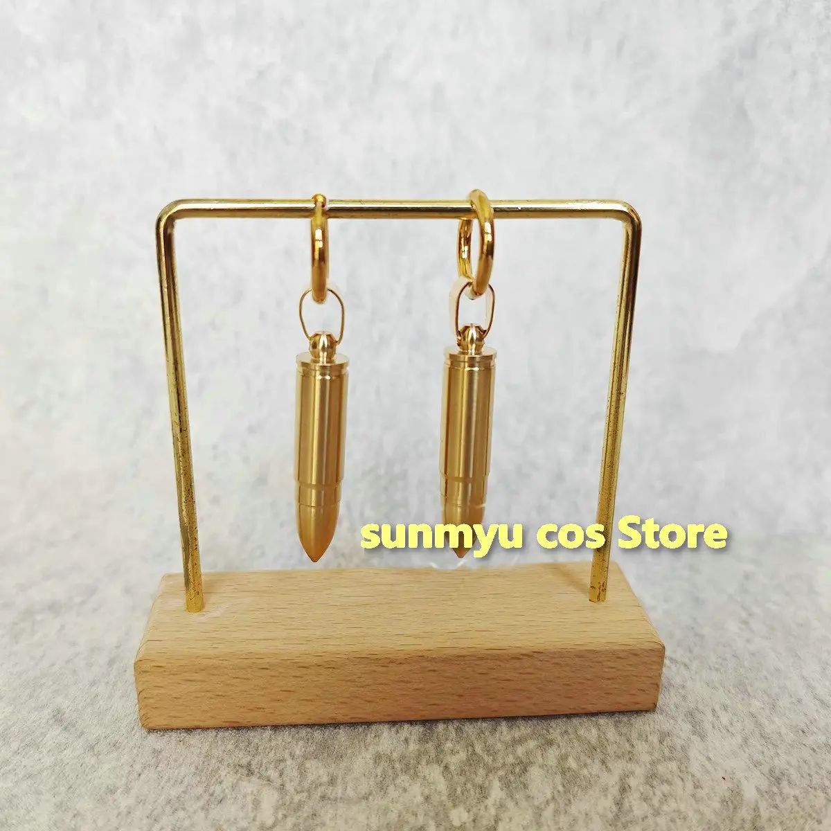 Honkai Star Rail Boothill Cosplay accesorio Boothill pendientes Earclips