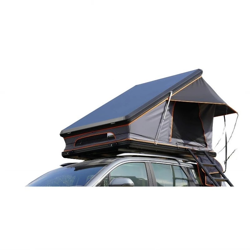 

Aluminum Frame Roof Top Tent for Pickup Awning Waterproof Hard Shell Camping Mattress Ladder 2-3 Person Car SUV Four-Season
