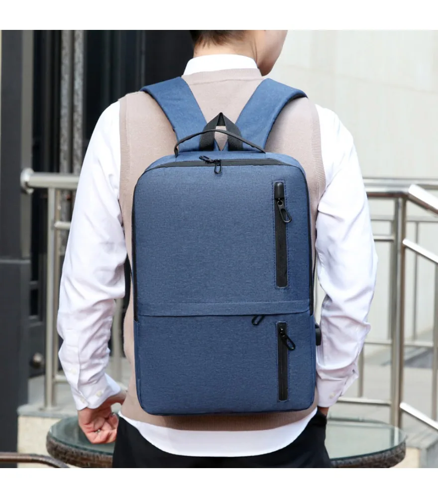 Backpack men's and women's backpack business 15.6-inch large-capacity schoolbag commuting multi-function computer bag expansion