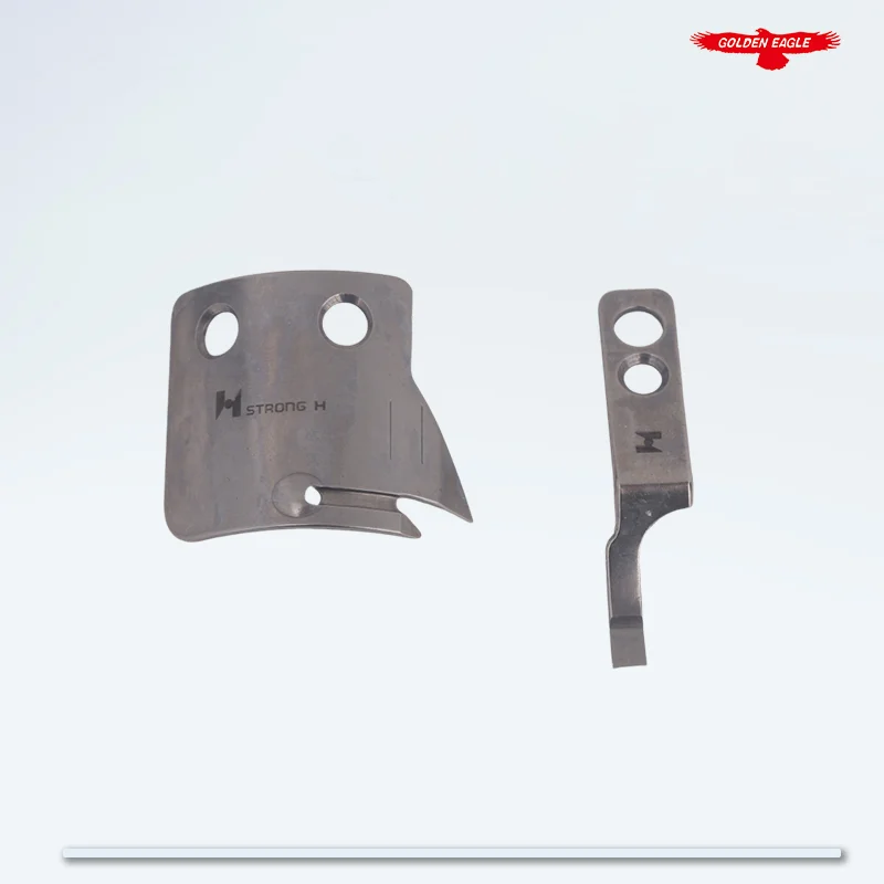10-006A-235B + 10-001A-2700 Movable & Fixed Knife Set Fits Sunstar KM-250 Sewing Machines Rotary Mes Thread Trimmer Blade view 6