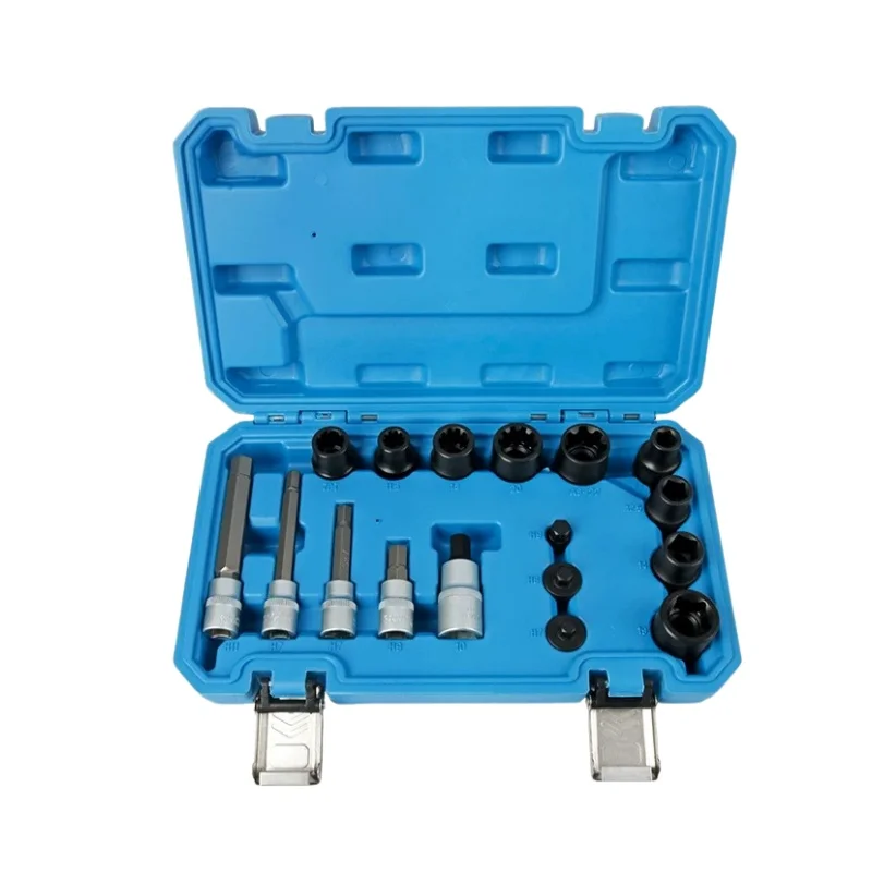 

17 Piece Set For Volkswagen/Audi/Porsche Cayenne/Mercedes Benz/BMW Brake Cylinder Calipers Screw Sockets Car Accessories