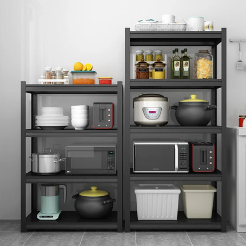 

PomeloHome stacking carbon steel cabinet multi layer pantry kitchen stand shelf storage
