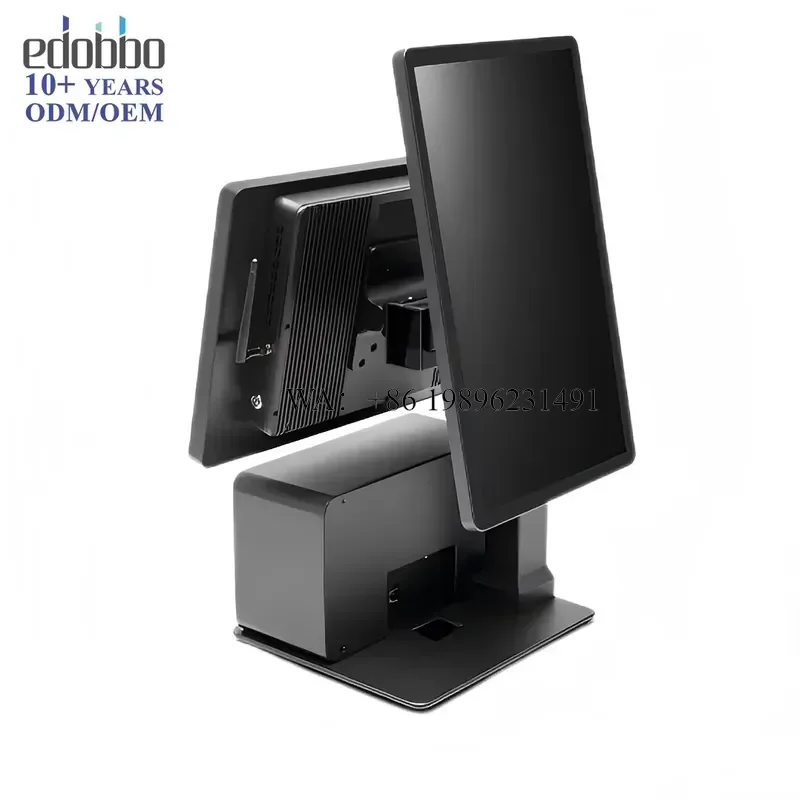 Edobbo EDA151 Dual-screen Windows 10/11 All-in-one POS Terminal with 15/15.6-inch Secondary Screen